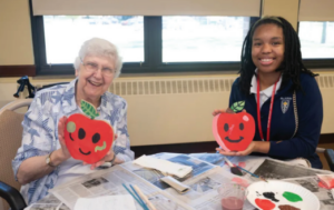 10 2024.10.17 Student and resident showing off their crafts