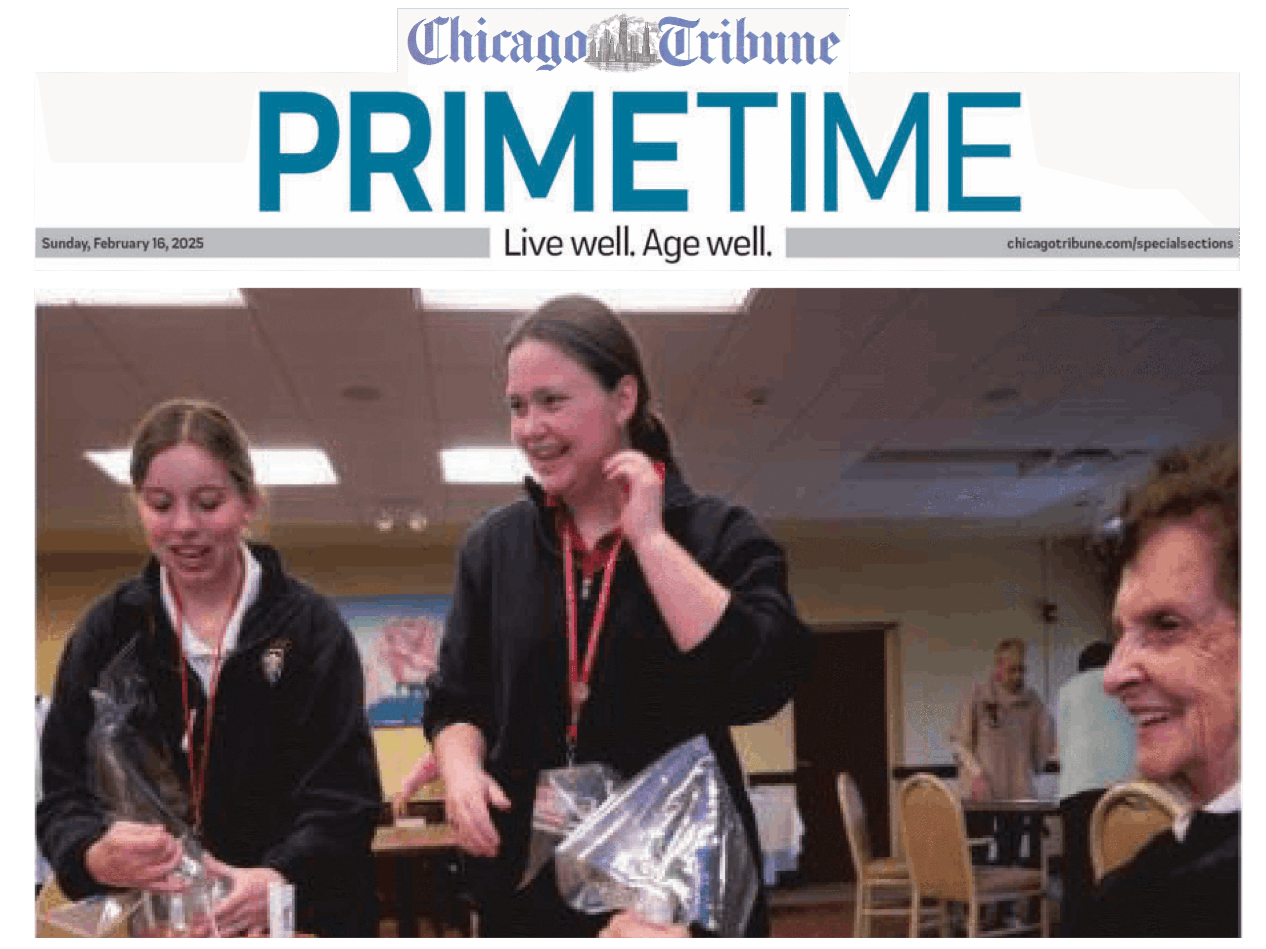McAuley students work with Mercy Circle residents on projects