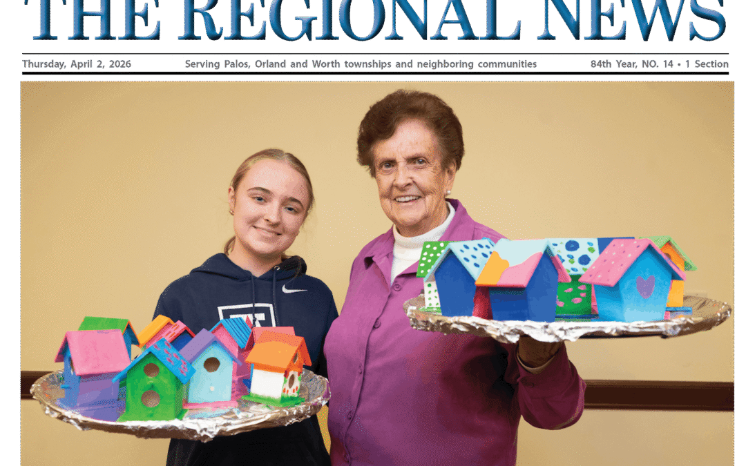 McAuley Students Work with Retired Nuns on Birdhouse Project