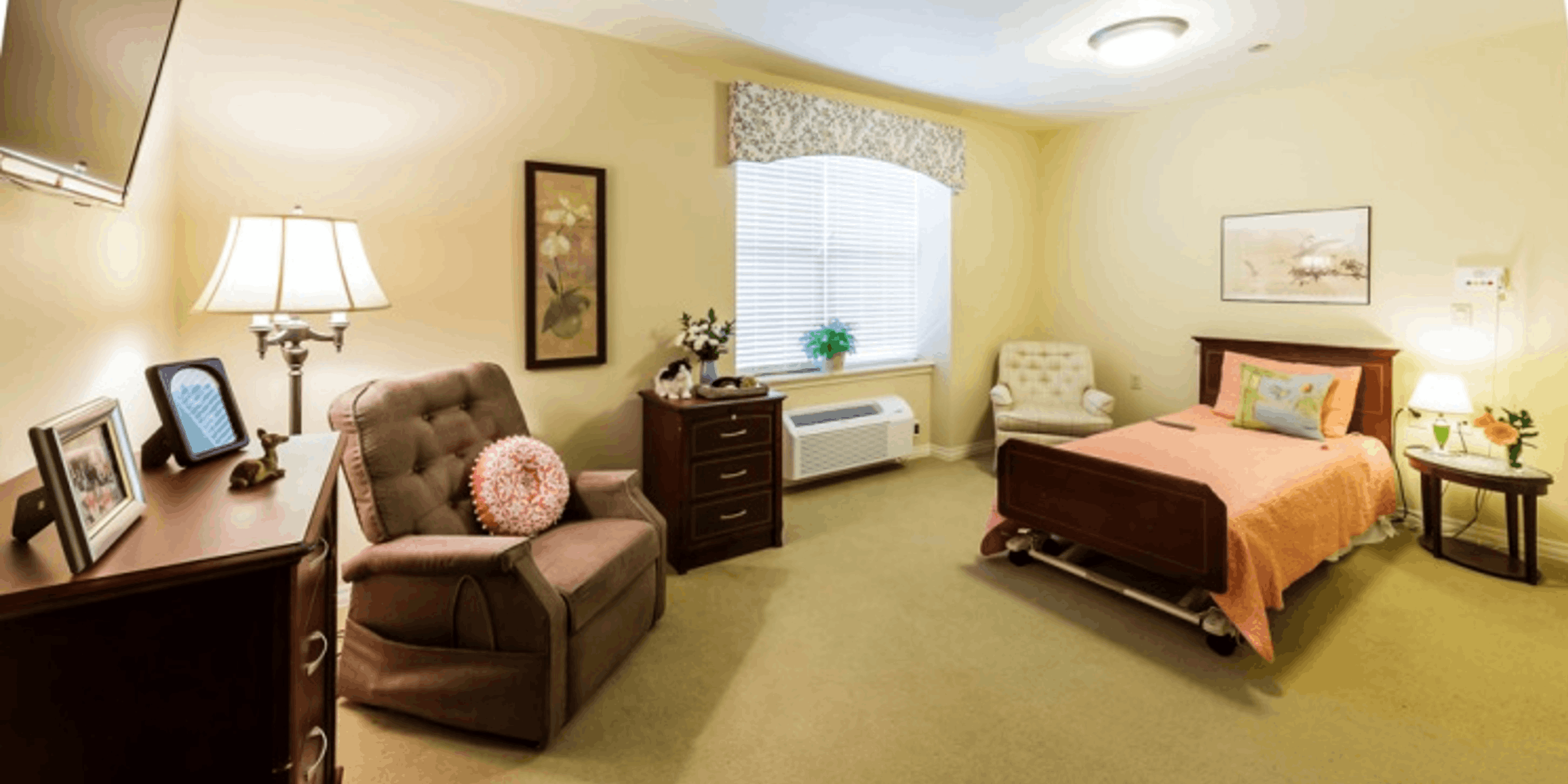 Example of Memory Care room