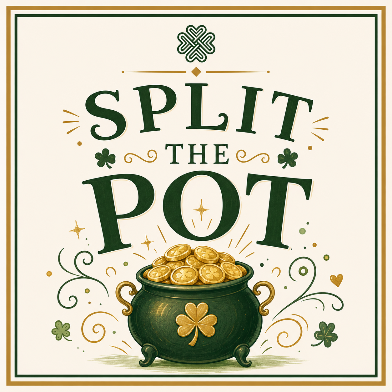 Split the Pot Logo for Zeffy